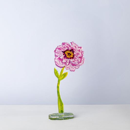 Lavender Peony | 0.25in. Acrylic Floral