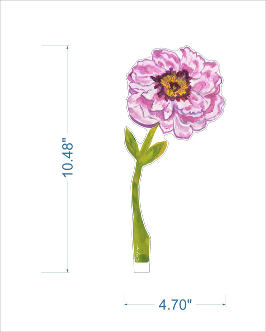 Lavender Peony | 0.25in. Acrylic Floral