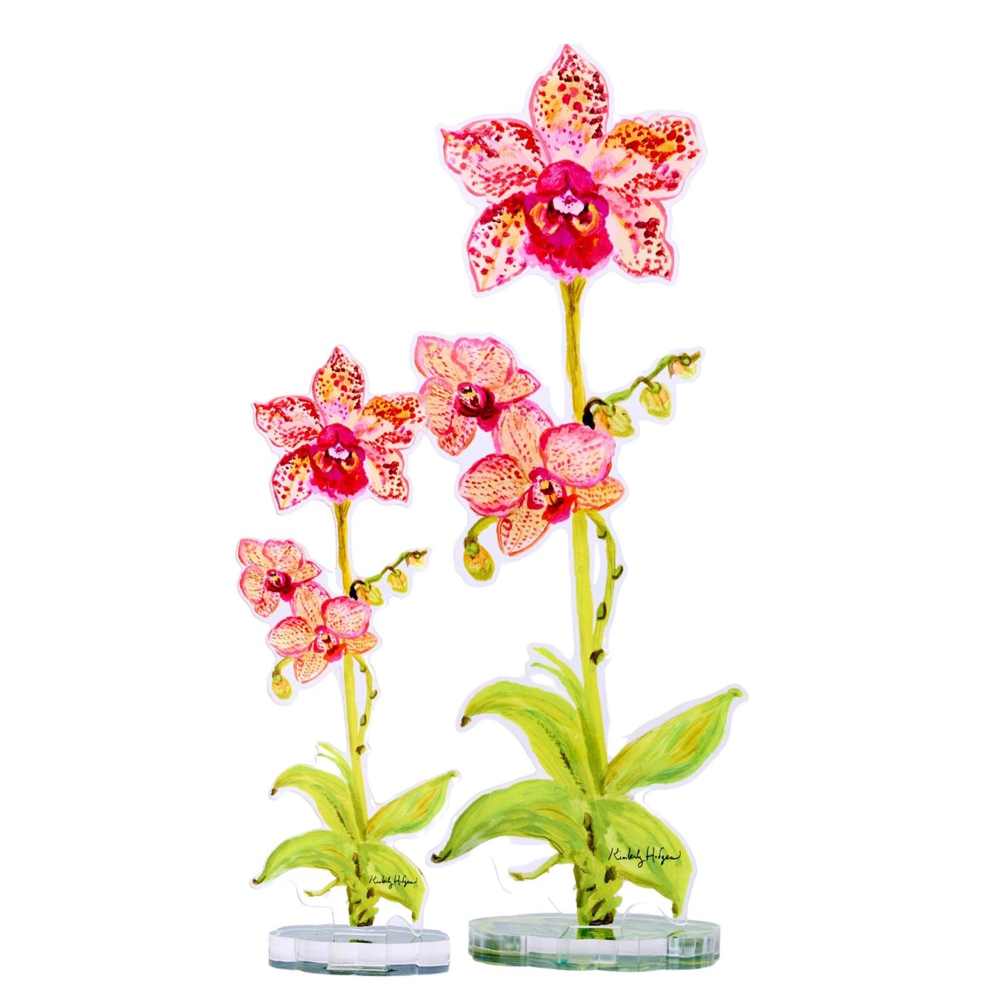 Leopard Orchid | 0.25in. Acrylic Floral