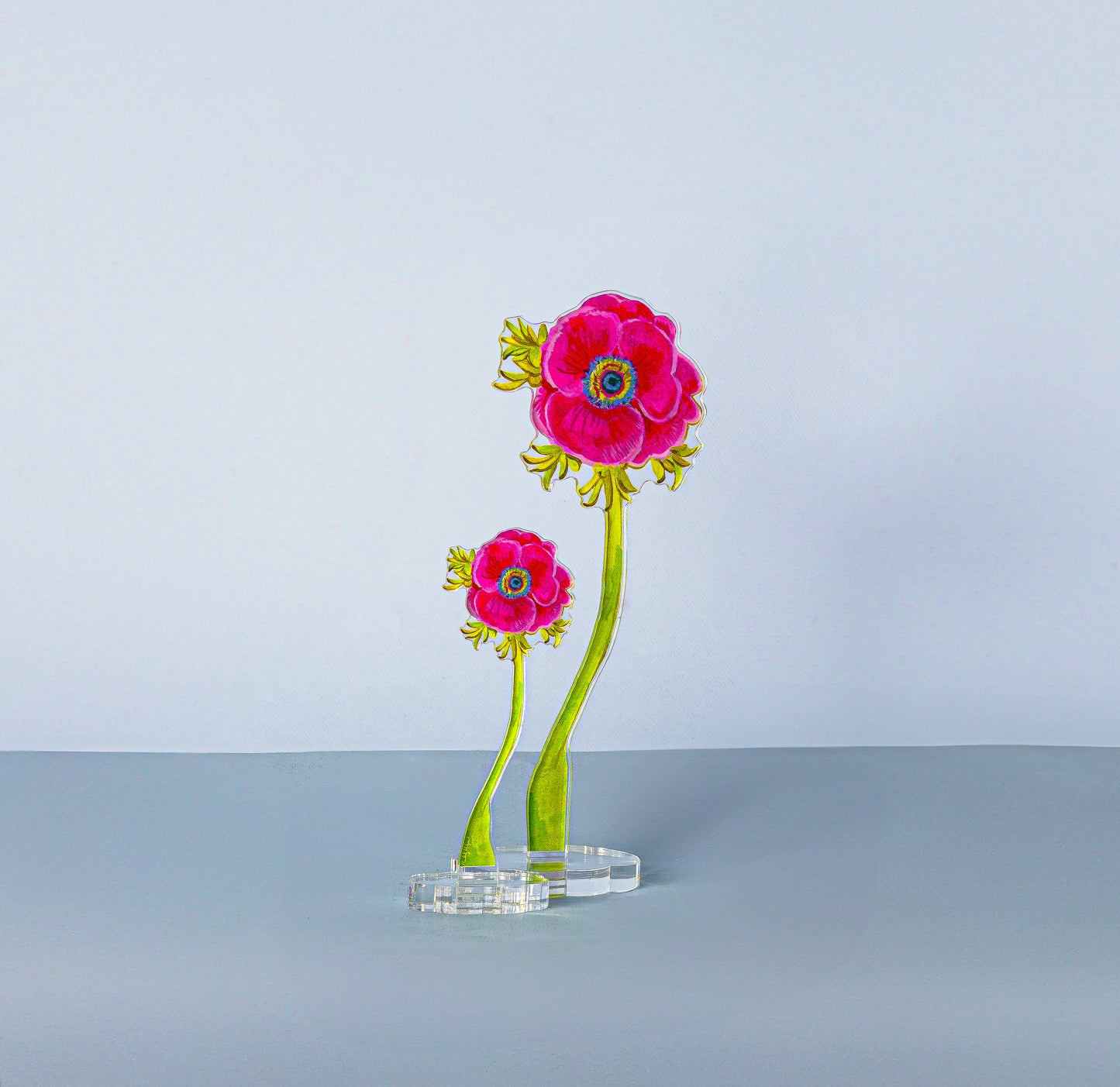 Magenta Anemone | 0.25in. Acrylic Floral