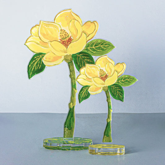 Magnolia | 0.25in. Acrylic Floral