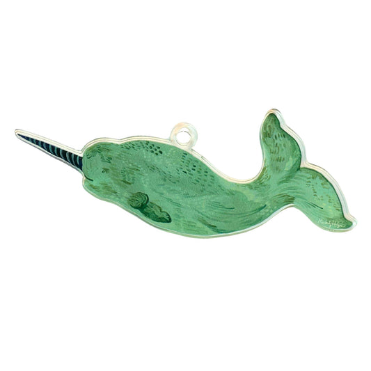 Narwhal Ornament KHA-176 | 0.25in. Acrylic