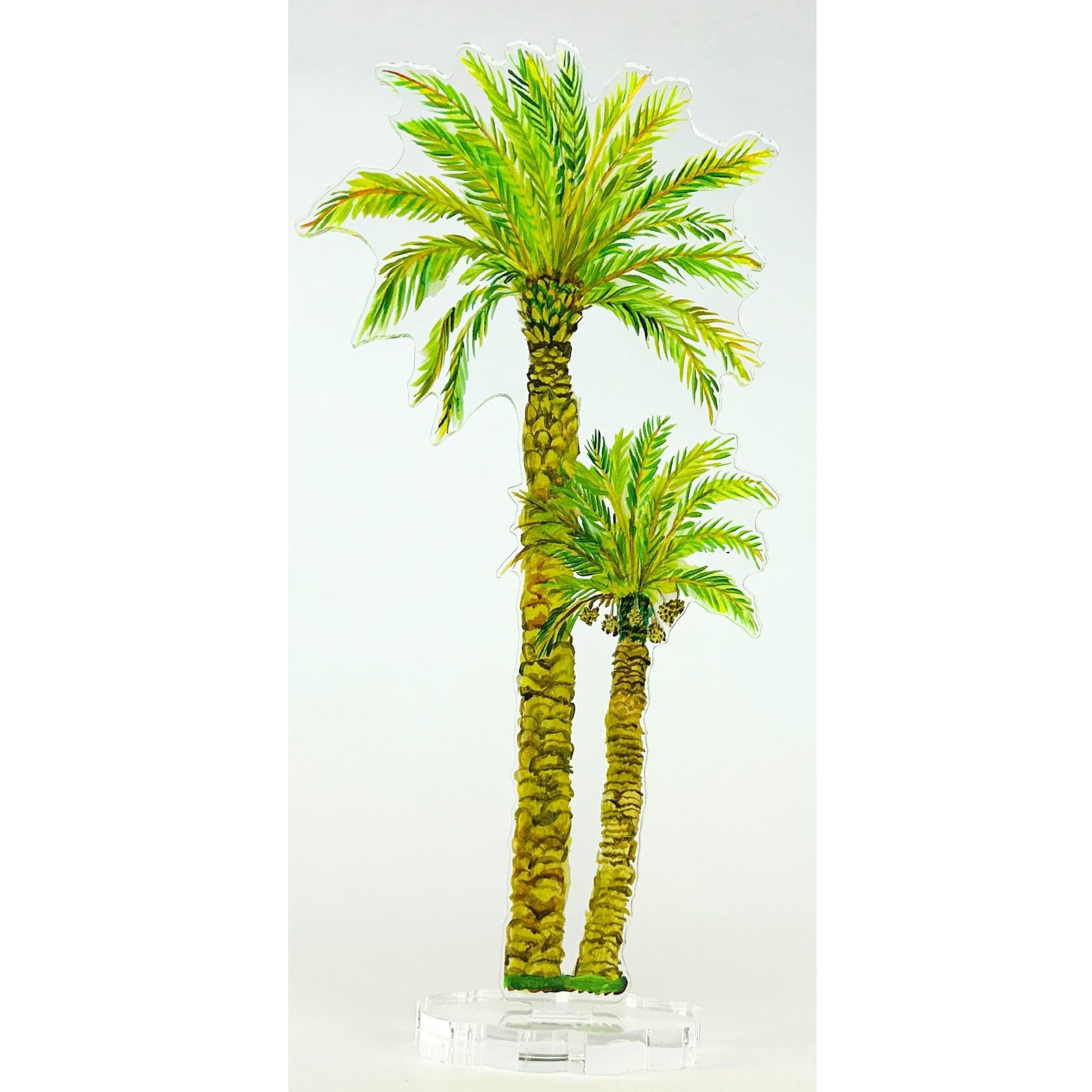 plant stand for palm tree Nativity Palm Trees Mini Acrylic Décor with Stand