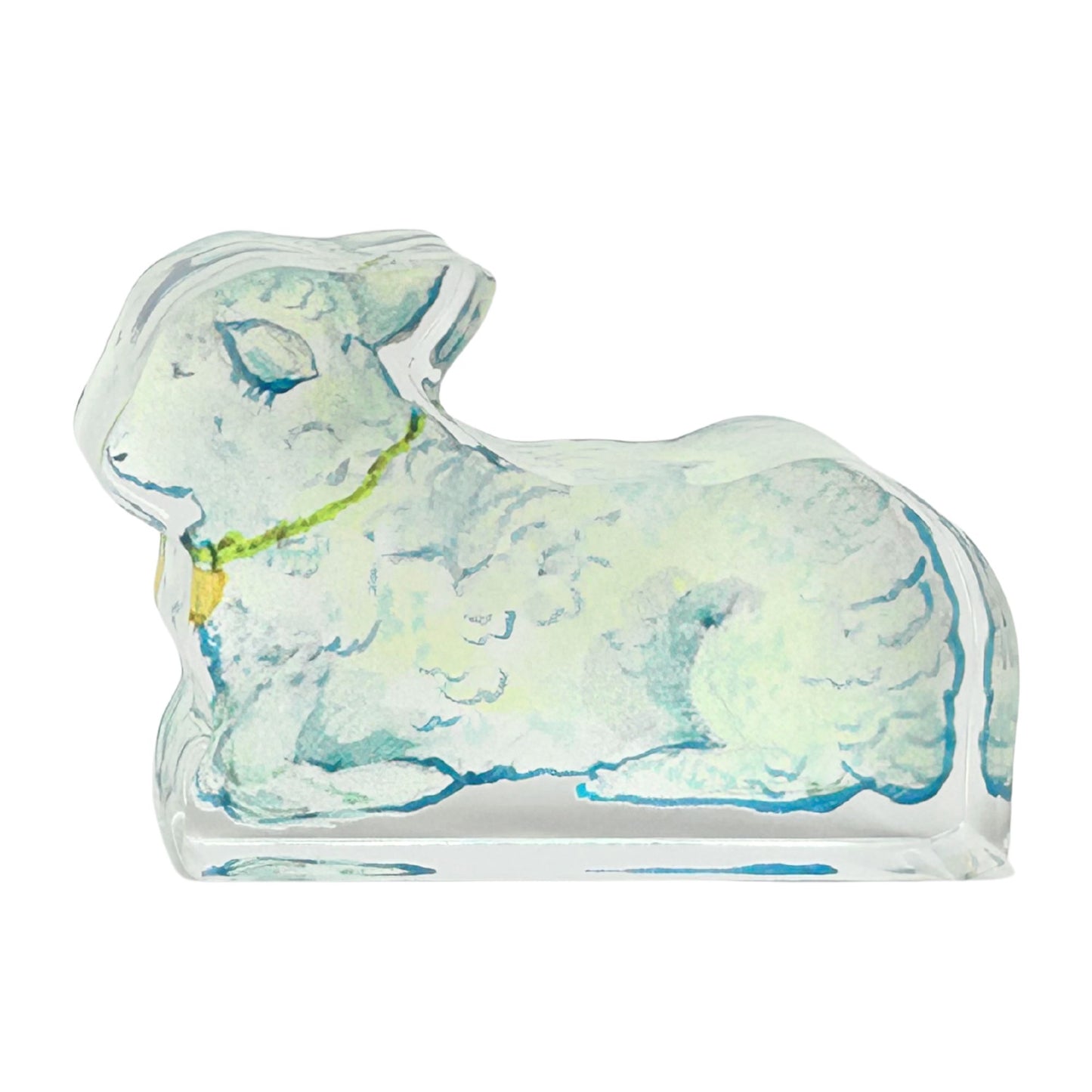 KHA-242 Nativity Sitting Lamb Mini | 0.50 Acrylic