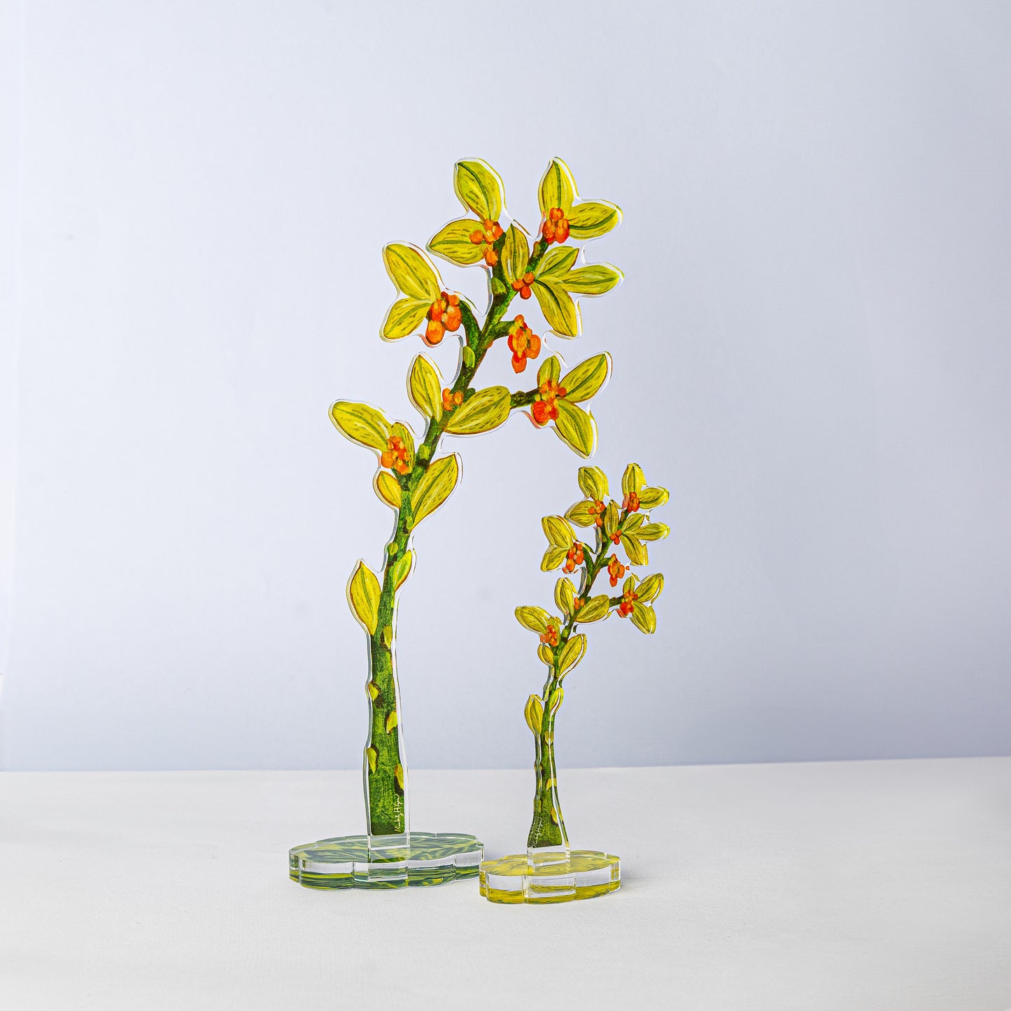 Orange Berries | 0.25in. Acrylic Floral