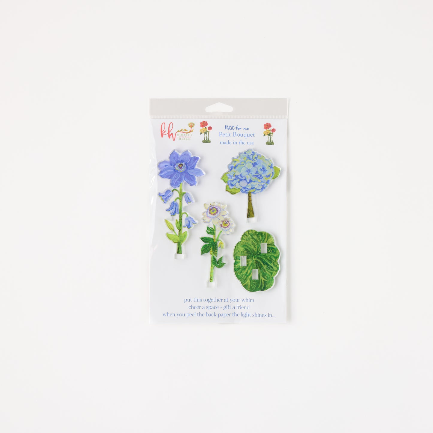 KHA-733 Petite Bouquet Collection 4 | 0.25Acrylic Collection | Set of 6