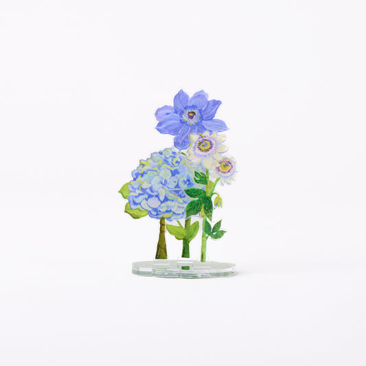 Petite Bouquet Collection acrylic floral set of 6 UV printed botanical designs