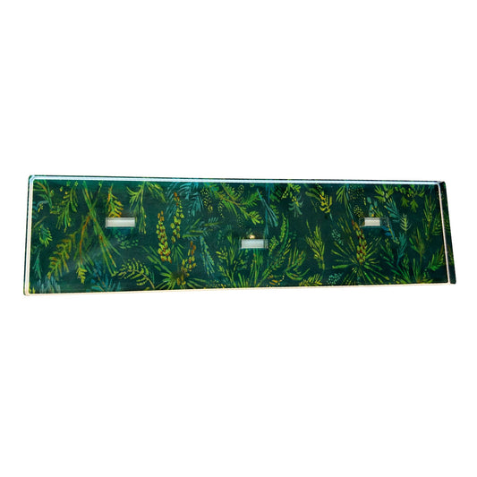 Pine Needle Pattern - 3-Slot Long Base KHA-S010 | 0.50in. Acrylic