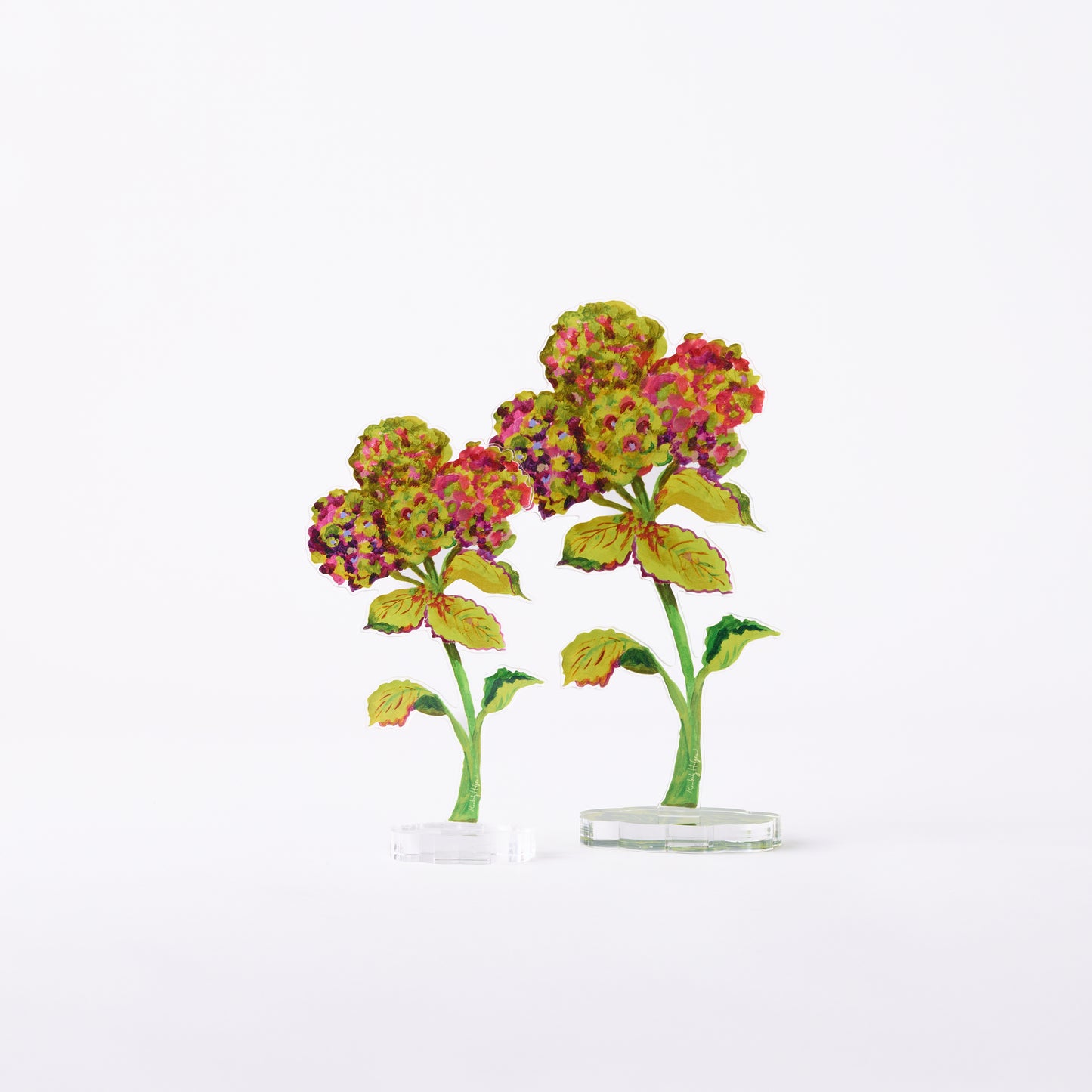 Pistachio Hydrangea | 0.25in. Acrylic Floral
