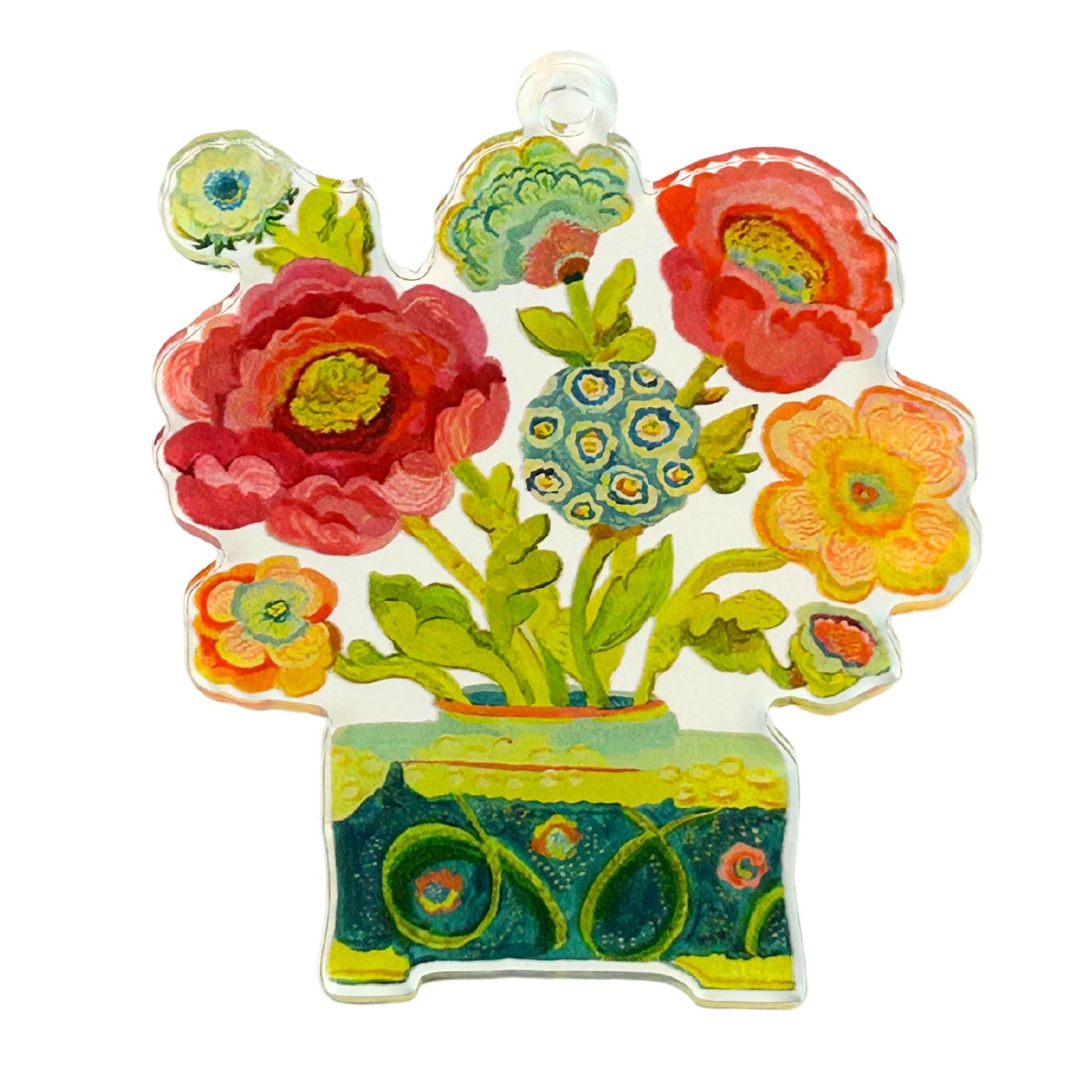 Provence Poppy ii Ornament KHA-178 | 0.25in. Acrylic