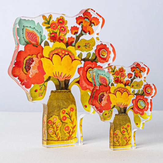 Provence Poppy Mini | 0.50in. Acrylic Mini