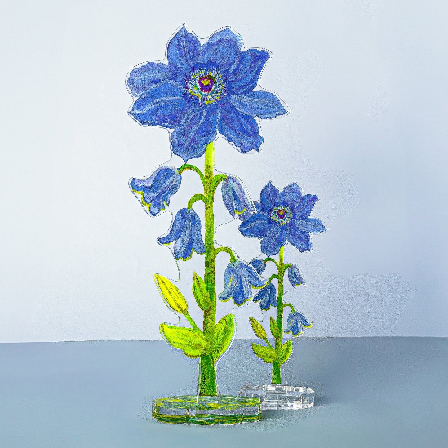 Purple Clematis | 0.25in. Acrylic Floral