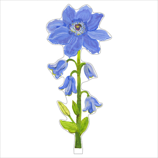 Purple Clemetis LG | 0.25in. Acrylic | Single