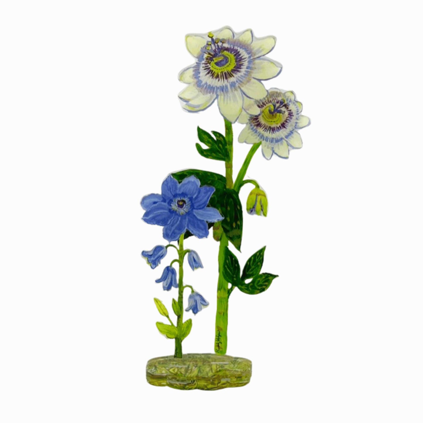 Purple Clematis | 0.25in. Acrylic Floral