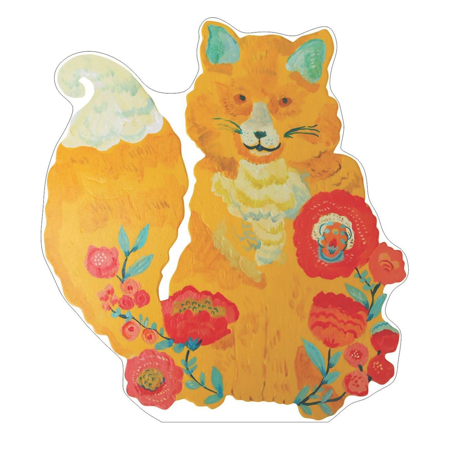 Spring Fox Mini | 0.50in. Acrylic Cutout | Single