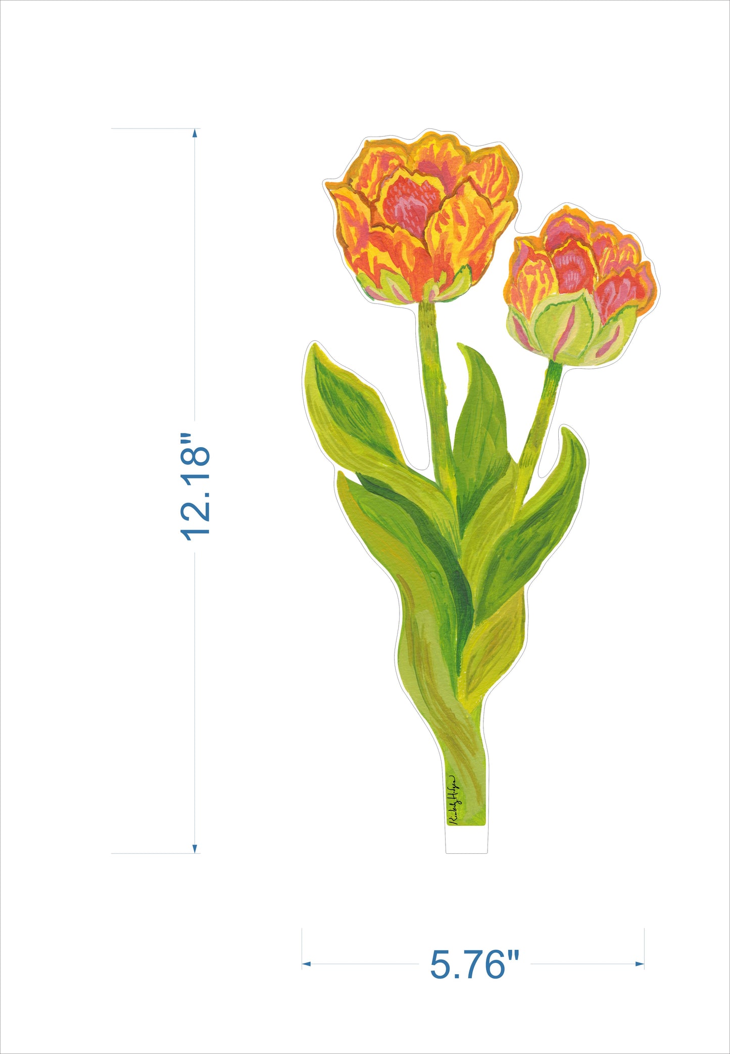 Tulips | 0.25in. Acrylic Floral