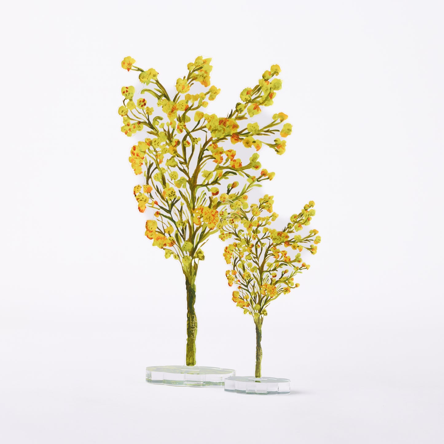 Yellow Branch | 0.25in. Acrylic Floral