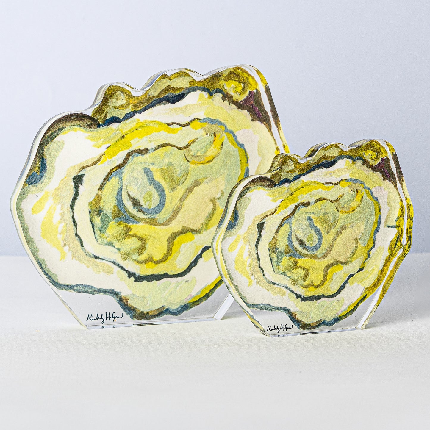 Oyster On The Half Shell | 0.75in. Acrylic Large